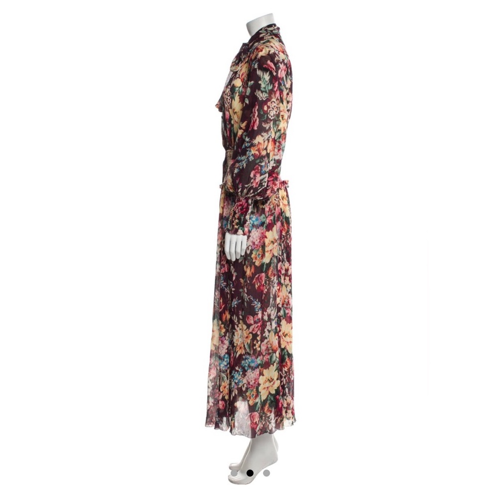 ZIMMERMAN FLORAL PRINT LONG DRESS